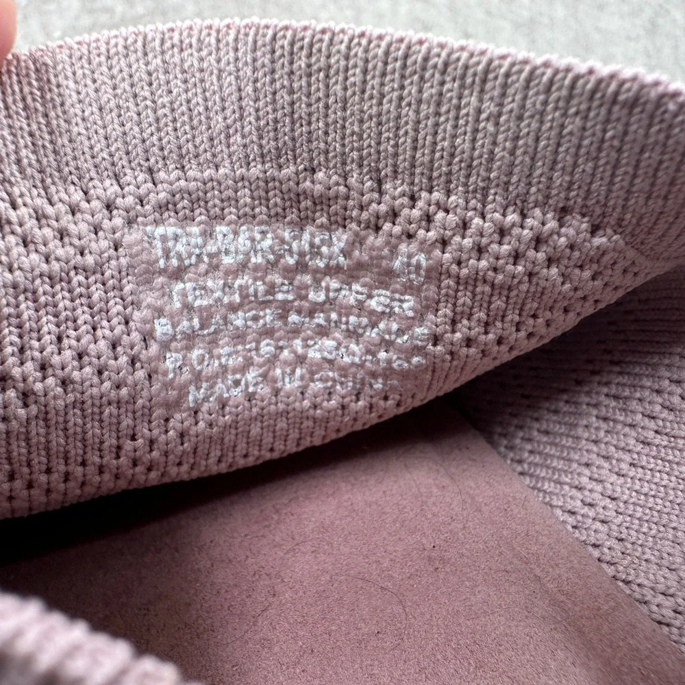 Traq by Alegria Sandals Womens 9.5-10 Pink Dream Knit Cross Strap Delilah